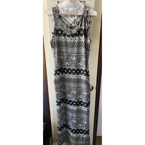 Women’s Bandana Print Stretchy Tank Top Dress Size L
